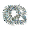 Electroplate Glass Beads Strands EGLA-B006-01A-HR02-2