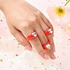 Opaque Acrylic Finger Rings RJEW-Q162-001D-2