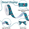 25 Yards Sport Ball Theme Printed Polyester Grosgrain Ribbon OCOR-WH20002-03A-01-6