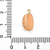 Alloy Enamel Pendants ENAM-F156-05G-03-3