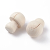 (Defective Closeout Sale: crack)Schima Superba Wooden Mushroom Children Toys WOOD-XCP0001-46B-2