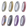 Self-adhesive Ultra Thin Frosted Line Nail Stickers MRMJ-K010-07A-2