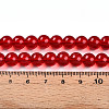 Baking Paint Transparent Glass Beads Strands DGLA-N006-8mm-10-4