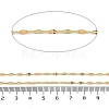 Rack Plating Brass Dapped Chains AJEW-Q153-02G-15-2