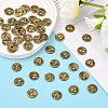 Tibetan Style Buttons LS-TIBE-R178-AG-LF-5