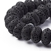 Natural Lava Rock Beads Strands G-F671-01A-14-3