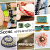1 Strand Square Natural Green Spot Jasper Beads Strands G-NB0005-60-6
