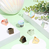 30Pcs 5 Colors Brass Finger Rings RJEW-SC0001-40-4
