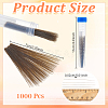 1000Pcs Plastic Simulated Animal Whiskers for Crafts Needle Felting DIY-NB0014-33-2