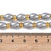 Electroplated Natural Druzy Geode Crystal Beads Strands G-G459-03B-09-4