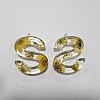 Transparent Epoxy Resin Pendants CRES-YW0002-12S-1