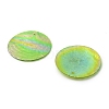Spray Painted Natural Capiz Shell Pendants X-SSHEL-Z002-01A-2