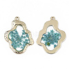Epoxy Resin Pendants RESI-T045-028-4