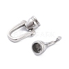 304 Stainless Steel Hook and Eye Clasps STAS-I190-06P-2