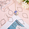 CHGCRAFT 20Pcs Alloy Open Back Bezel Pendants FIND-CA0008-78-5