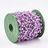 ABS Plastic Imitation Pearl Beaded Trim Garland Strand AJEW-S071-01C-3