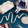 Polyester Lace Trim Ribbon OCOR-WH0082-398A-4