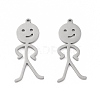 Non-Tarnish 304 Stainless Steel Pendants STAS-C003-06P-2