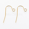 Ion Plating(IP) 304 Stainless Steel Earring Hooks X-STAS-E145-08G-1