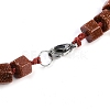 Synthetic Goldstone Necklaces NJEW-K388-03N-3