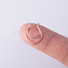 V-Shaped 316L Surgical Stainless Steel No Piercing Circular/Horseshoe Barbell Nose Rings WGED930-04-1