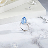 1Pc Oval Prong Ring Settings FIND-DC0006-66-5