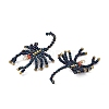 Glass Seed Beaded Pendants PALLOY-MZ01425-2
