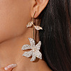 Alloy Rhinestone Stud Earrings for Women FS-WG7EB11-01-2