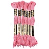 6Bundles Polyester Embroidery Floss OCOR-YW0001-25G-1