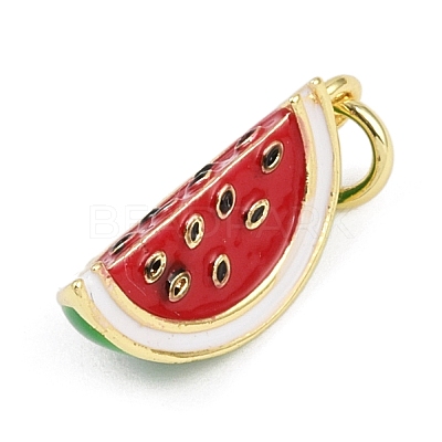 Brass Enamel Pendants LS-KK-L231-19G-1