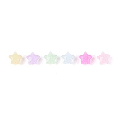 650-700G Colors Acrylic Imitation Jelly Beads OACR-T029-83M-1