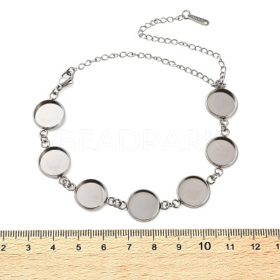 Non-Tarnish 304 Stainless Steel Bracelet Making SA-CBAFBB7-02P-B-1