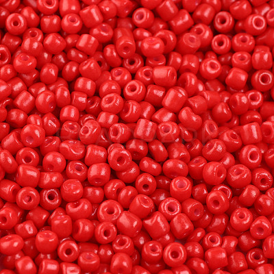 Baking Paint Glass Seed Beads SEED-US0003-4mm-K20-1