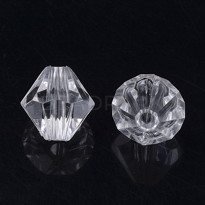 Transparent Acrylic Beads X-TACR-S146-5mm-01-1