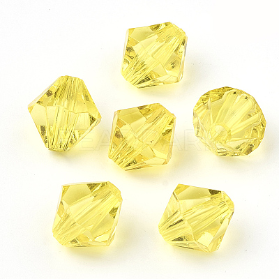 Transparent Acrylic Beads TACR-S146-8mm-09-1