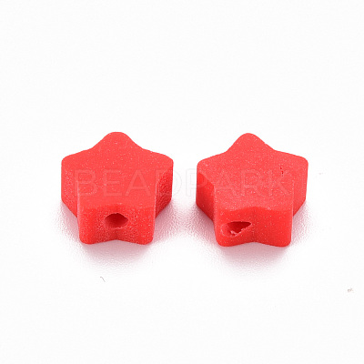 Handmade Polymer Clay Beads X-CLAY-N008-012-1