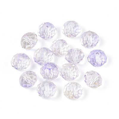 Baking Paint Transparent Glass Beads GLAA-N011-10mm-06-1