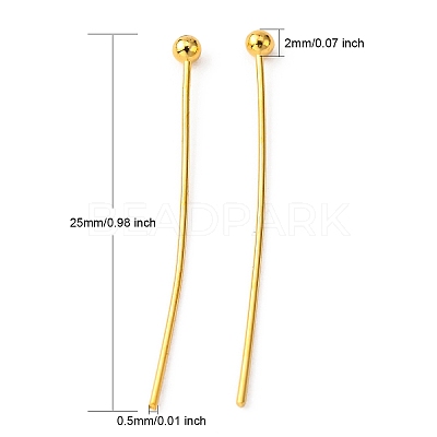Brass Ball Head pins X1-KK-R020-06G-1