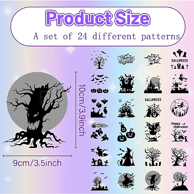 PVC Lamp Film for DIY Colorful Light Hanging Lamp Frosted Glass Jar DIY-WH0408-002-1