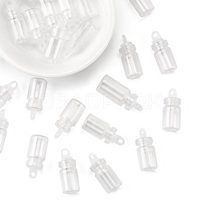 50Pcs Glass Bottle Pendant Decoration BOTT-FS0001-06-1