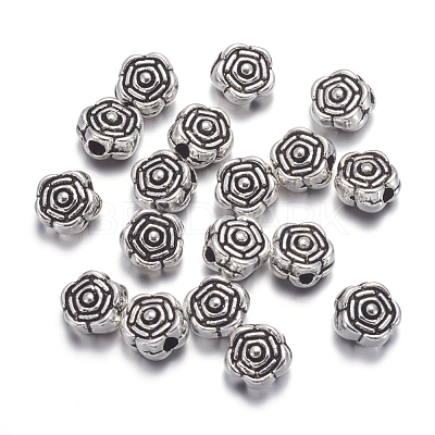 Tibetan Silver Spacer Beads X-AB458-1