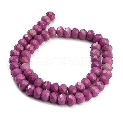 Faceted Dyed Natural White Jade Beads Strands GG-CBAE966-01A-N-1