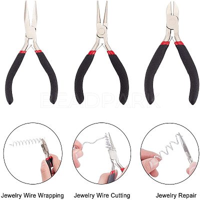 Carbon Steel Jewelry Pliers Sets PT-PH0001-01-1