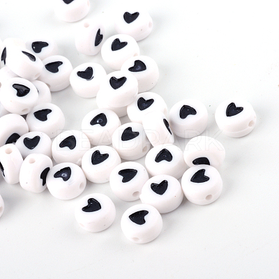 Opaque Acrylic Beads SACR-Q126-07D-1