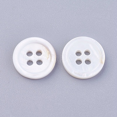 4-Hole Shell Buttons BSHE-P026-17-1
