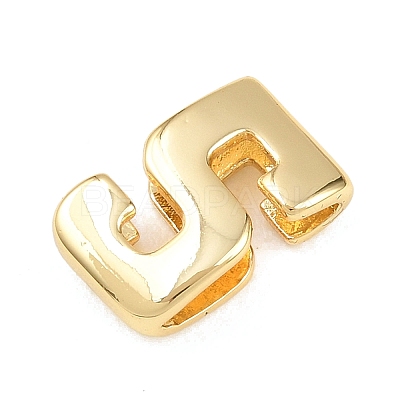 Number 5 Brass Beads KK-B167-B167-26G-05-1