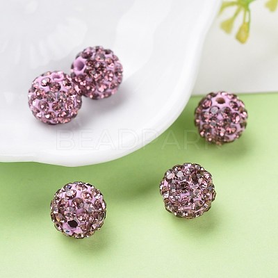 Pave Disco Ball Beads RB-H258-10MM-212-1