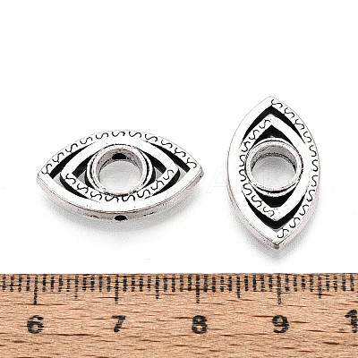 Tibetan Style Alloy Bead Frame TIBEB-T005-01AS-1