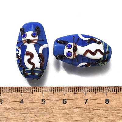 Handmade Lampwork Beads LAMP-K042-05B-1