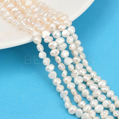Natural Cultured Freshwater Pearl Beads Strands PEAR-P064-19D-06A-1